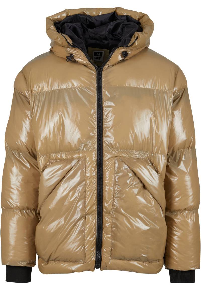 DEF Winterjacke "DEF Herren DEF Shiny Pufferjacket" 1 Stk. tlg. mit Kapuze von Def