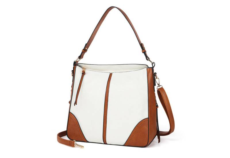 TAN.TOMI Schultertasche Designer Damen Hobo Taschen Handtaschen mit Vielen Fächern, Mit Handschlaufe und Schultergurt (verstellbarer Schultergurt) von TAN.TOMI