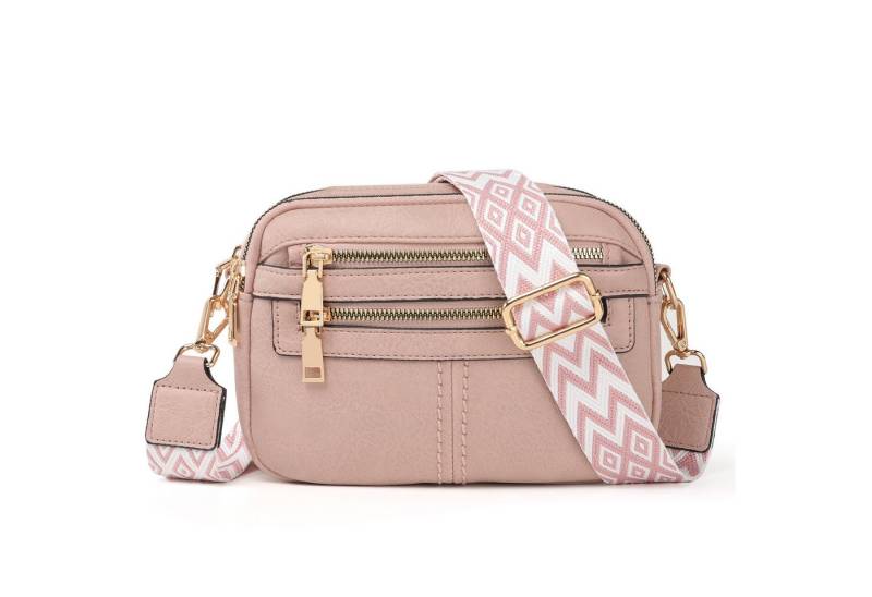 TAN.TOMI Schultertasche Umhängetasche Damen Mittelgroß tasche mit Weich Breiter Gurt, Damen Handtasche mit Verstellbarer Schulterriemen von TAN.TOMI
