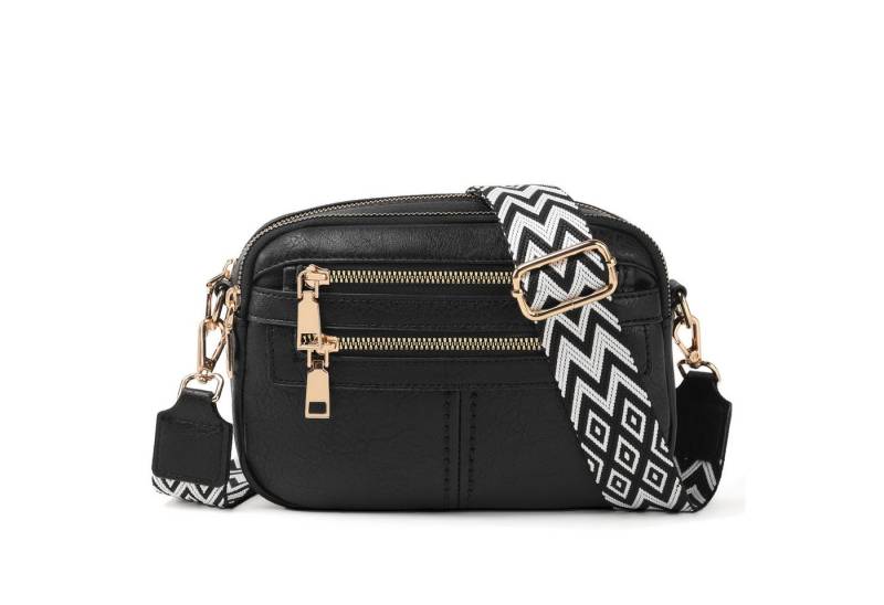 TAN.TOMI Schultertasche Umhängetasche Damen Mittelgroß tasche mit Weich Breiter Gurt, Damen Handtasche mit Verstellbarer Schulterriemen von TAN.TOMI