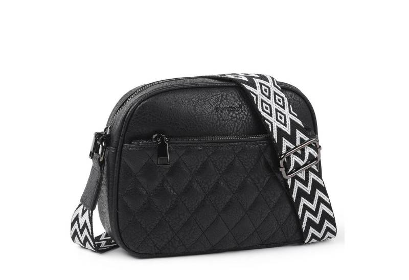 TAN.TOMI Umhängetasche Handy Damen, Multifunktional mit Fach Crossbody Bag, Kleine Handtaschen Moderne Taschen mit Breitem Schultergurt von TAN.TOMI