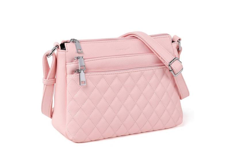 TAN.TOMI Umhängetasche Mittelgroß Kreuztasche Damen Retro Mode Handtasche, Modische Shopping-Schultertasche mit mehreren Fächern von TAN.TOMI