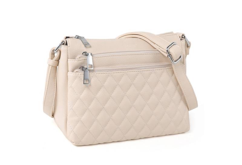 TAN.TOMI Umhängetasche Mittelgroß Kreuztasche Damen Retro Mode Handtasche, Modische Shopping-Schultertasche mit mehreren Fächern von TAN.TOMI