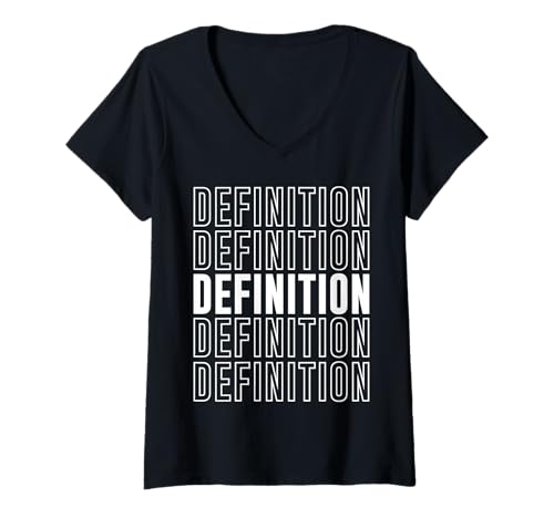 Damen Definition: T-Shirt mit V-Ausschnitt Damen Definition: T-Shirt mit V-Ausschnitt von Definition Apparel