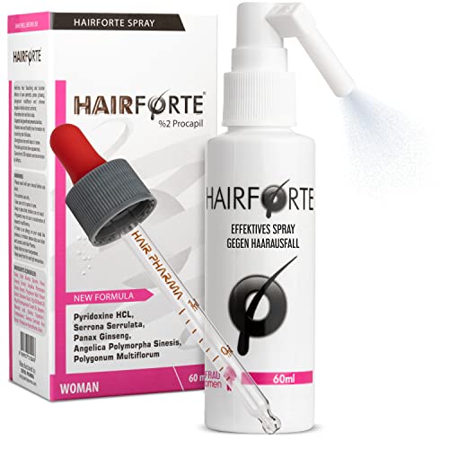 Hairforte Spray für Frauen 2% Procapil gegen Haarverlust DHT Blocker Hairforte Spray für Frauen 2% Procapil gegen Haarverlust DHT Blocker von HairForte