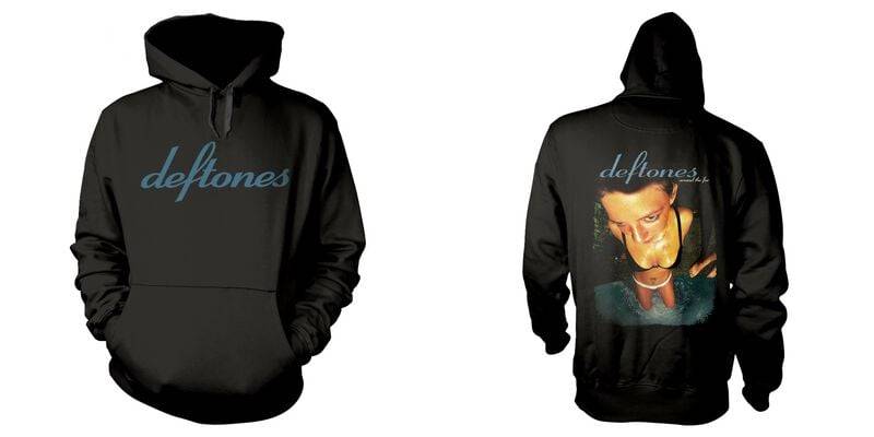 Deftones Kapuzenpullover - Around the fur 2022 - S bis XL - für Männer - Größe XL - schwarz  - Lizenziertes Merchandise! von Deftones