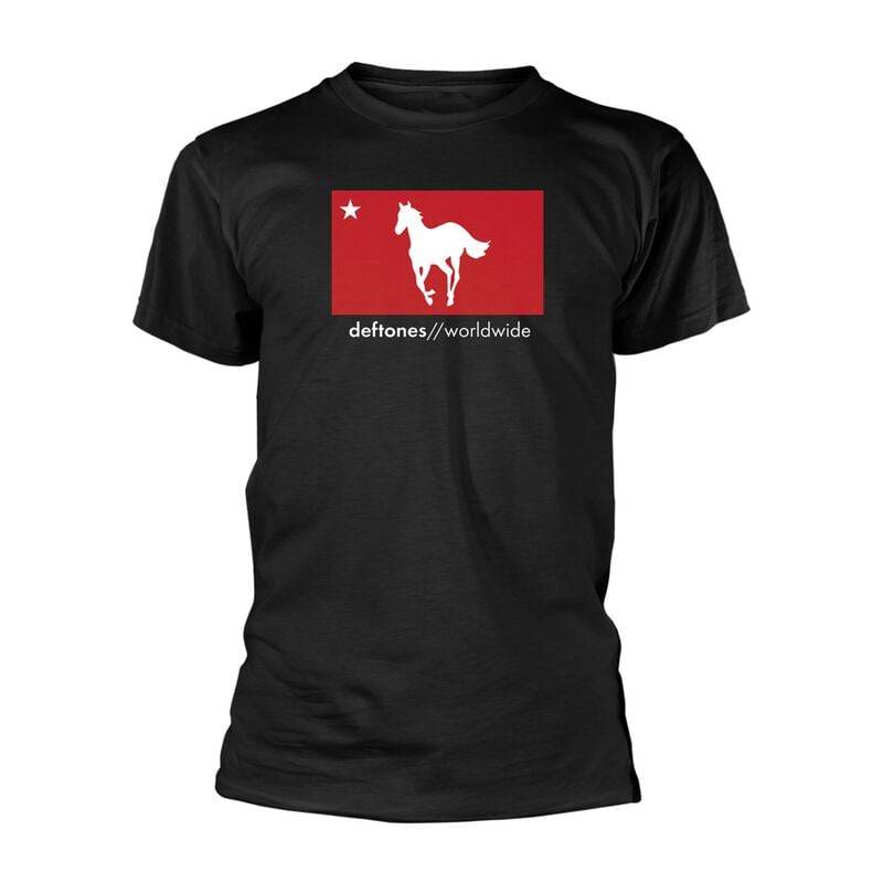 Deftones White Pony Worldwide T-Shirt schwarz in XXL von Deftones