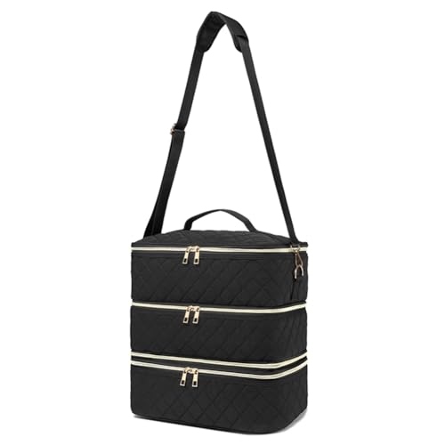 Deger Nagellack-Organizer-Gehäuse 3-Lagiges Nagellack-Gehäuse mit Trennwänden, Nagellacktasche für 60 Nagellackflaschen Deger Nagellack-Organizer-Gehäuse 3-Lagiges Nagellack-Gehäuse mit Trennwänden, Nagellacktasche für 60 Nagellackflaschen von Deger