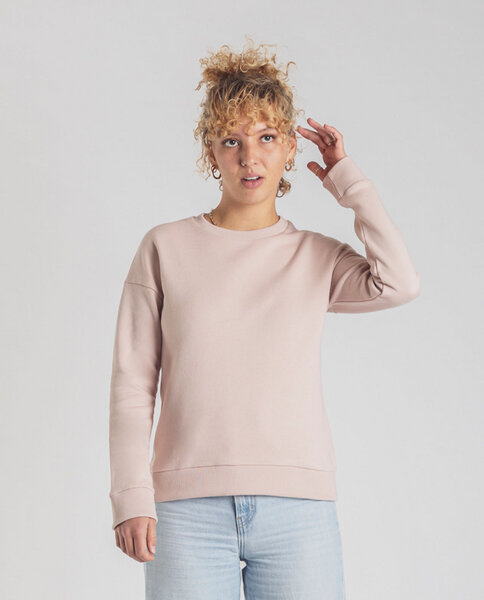 Degree Clothing Damen Sweater aus Bio-Baumwolle - Flight - rosa von Degree Clothing