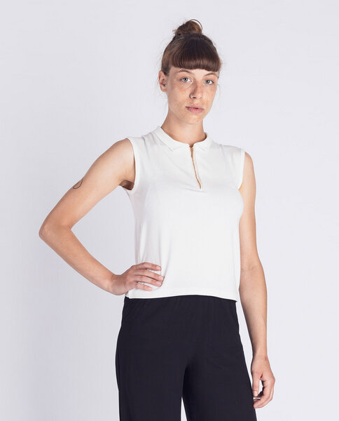 Degree Clothing Damen Top aus Bio-Baumwolle - Half-Zip Reißverschluss von Degree Clothing