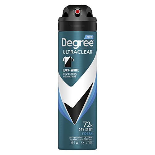 Degree Men UltraClear Antiperspirant Deodorant Dry Spray Fresh 72-Hour Sweat and Odor Protection Antiperspirant For Men With MotionSense Technology 3.8 oz von Degree