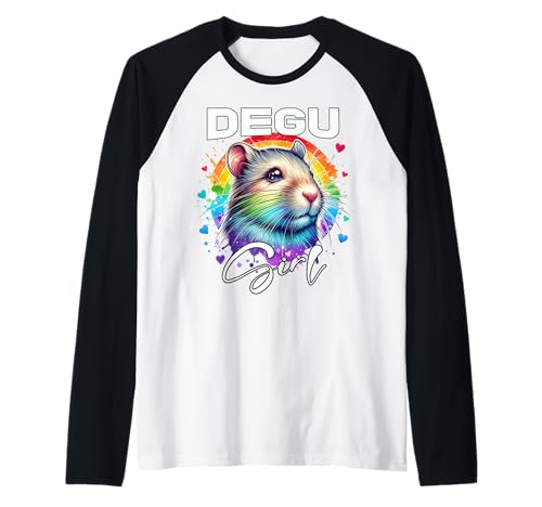 Degu Mädchen Degu Girl Strauchratte Degus Raglan Degu Mädchen Degu Girl Strauchratte Degus Raglan von Degu Designs Damen