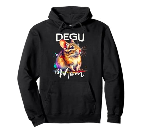 Degu Mom Degu Mama Strauchratte Pullover Hoodie von Degu Mama Für Damen