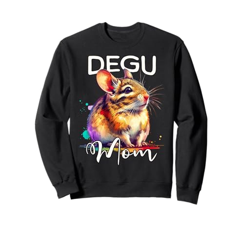 Degu Mom Degu Mama Strauchratte Sweatshirt von Degu Mama Für Damen