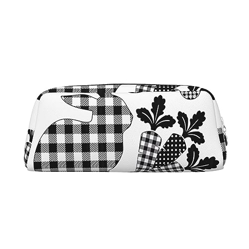 Dehiwi Federmäppchen mit Ostermotiven, wasserdicht, niedliches Leder, für Reisen, Kosmetik, Make-up, Organizer, Stifthalter für Büro, Make-up, silber, Einheitsgröße, Taschen-Organizer von Dehiwi