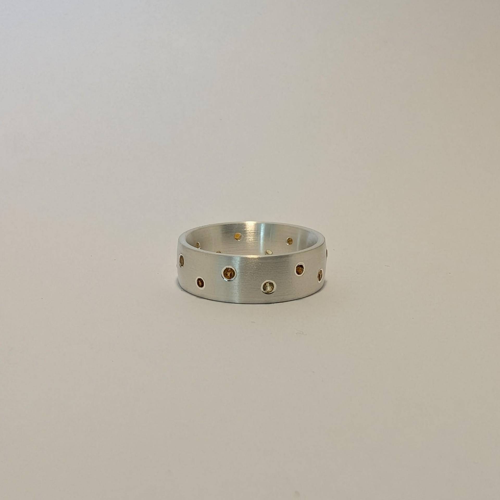Multiring | Silberring Mit Edelsteinen Saphir Citrin 925/ - Silber Silberring Multiring | Silberring Mit Edelsteinen Saphir Citrin 925/ - Silber Silberring von DehliSia