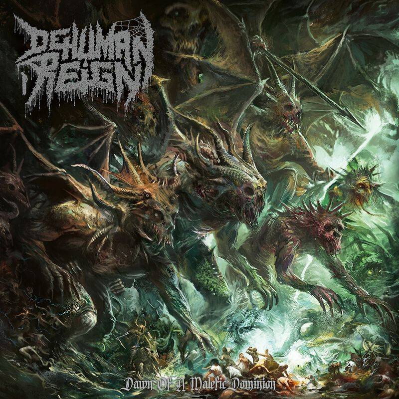 Dehuman Reign Dawn of a Malefic Dominion CD multicolor Dehuman Reign Dawn of a Malefic Dominion CD multicolor von Dehuman Reign