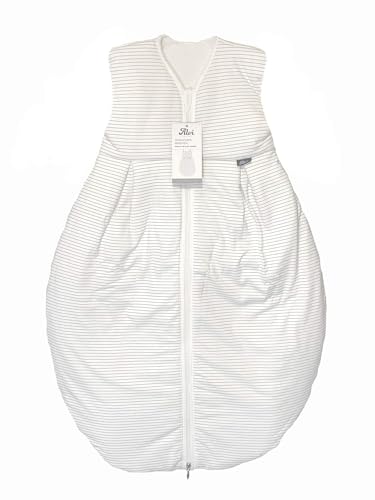 Alvi Kugelschlafsack Mäxchen light Baby-Schlafsack & Löffel DeinKinderland| Sommer-Schlafsack | atmungsaktiv | TOG 0,5 | (Traumstreifen, 80 cm) von Dein Kinderland