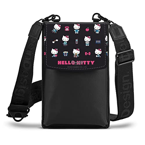 Handytasche zum Umhängen kompatibel mit Samsung Galaxy S23 Crossbody Bag Gurtband Umhängetasche Damen Hello Kitty Fanartikel Kindheit von DeinDesign
