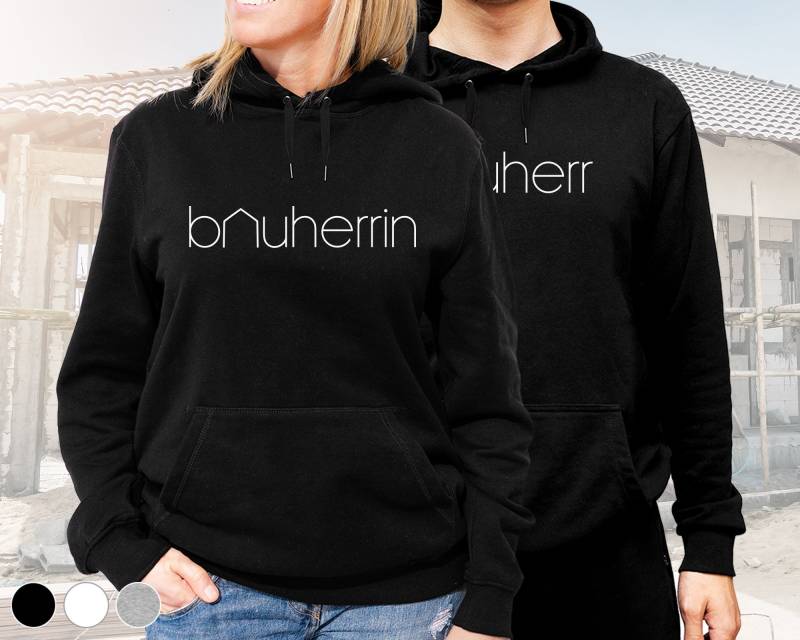 Bauherr/Bauherrin Hoodie | Hausbau Design 1 Gross Wunschfarbe von DeinLieblingsteil