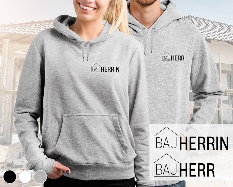 Bauherr/Bauherrin Hoodie | Hausbau Design 2 Klein Wunschfarbe Bauherr/Bauherrin Hoodie | Hausbau Design 2 Klein Wunschfarbe von DeinLieblingsteil