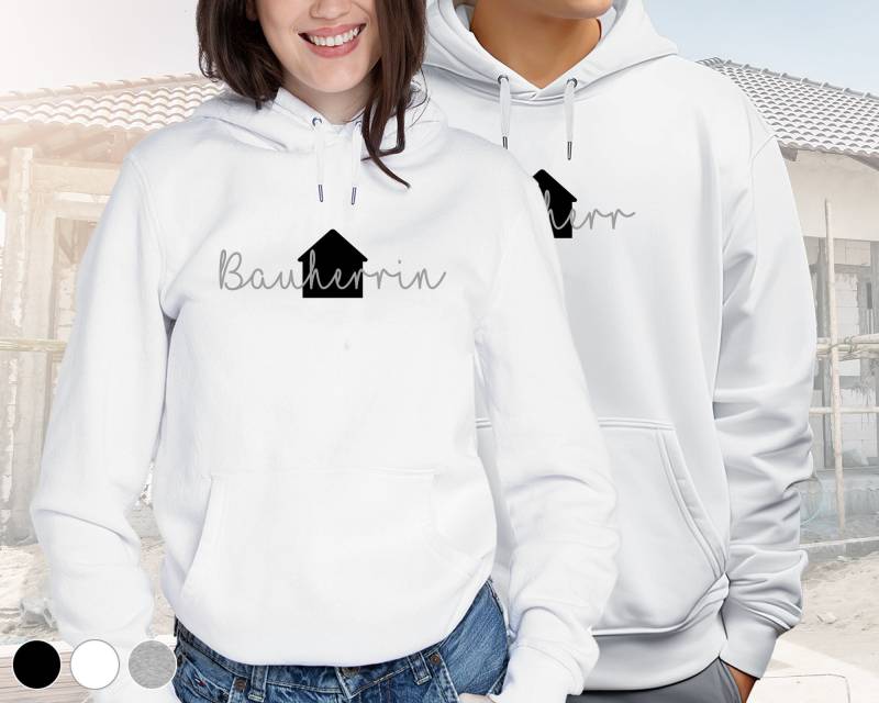 Bauherr/Bauherrin Hoodie | Hausbau Design 3 Gross Wunschfarbe Bauherr/Bauherrin Hoodie | Hausbau Design 3 Gross Wunschfarbe von DeinLieblingsteil