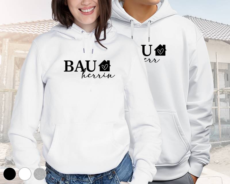 Bauherr/Bauherrin Hoodie | Hausbau Design 6 Gross Wunschfarbe von DeinLieblingsteil