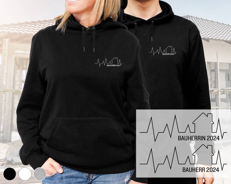 Bauherr/Bauherrin Hoodie | Hausbau Design 7 Klein Wunschfarbe Bauherr/Bauherrin Hoodie | Hausbau Design 7 Klein Wunschfarbe von DeinLieblingsteil