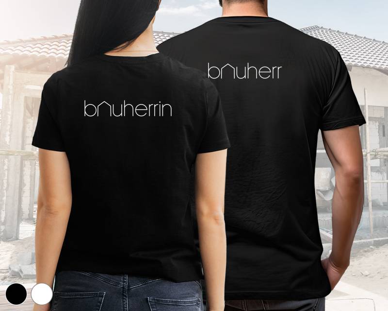 Bauherr/Bauherrin T-Shirt | Hausbau Design 1 Gross Wunschfarbe von DeinLieblingsteil
