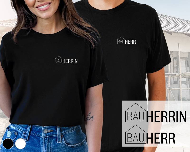 Bauherr/Bauherrin T-Shirt | Hausbau Design 2 Klein Wunschfarbe Bauherr/Bauherrin T-Shirt | Hausbau Design 2 Klein Wunschfarbe von DeinLieblingsteil