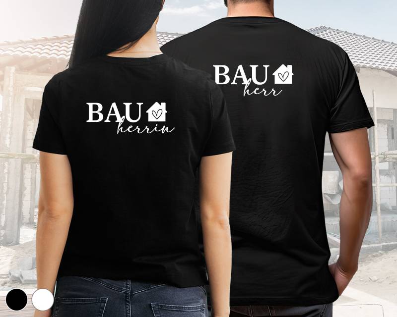 Bauherr/Bauherrin T-Shirt | Hausbau Design 6 Gross Wunschfarbe von DeinLieblingsteil