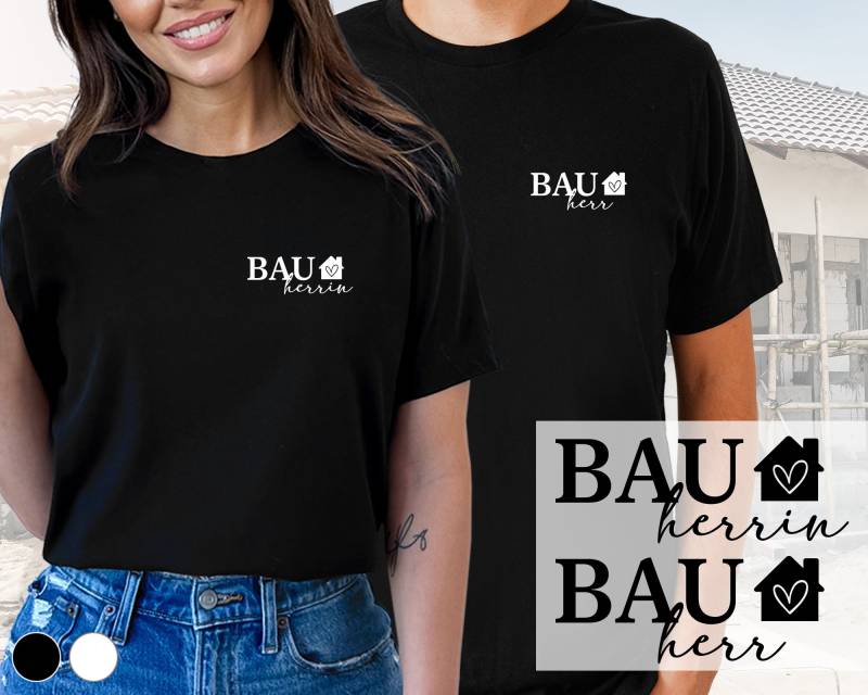 Bauherr/Bauherrin T-Shirt | Hausbau Design 6 Klein Wunschfarbe Bauherr/Bauherrin T-Shirt | Hausbau Design 6 Klein Wunschfarbe von DeinLieblingsteil