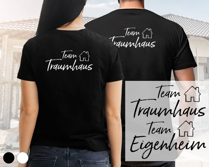 Bauherr/Bauherrin T-Shirt | Hausbau Design 9 Gross Wunschfarbe Bauherr/Bauherrin T-Shirt | Hausbau Design 9 Gross Wunschfarbe von DeinLieblingsteil