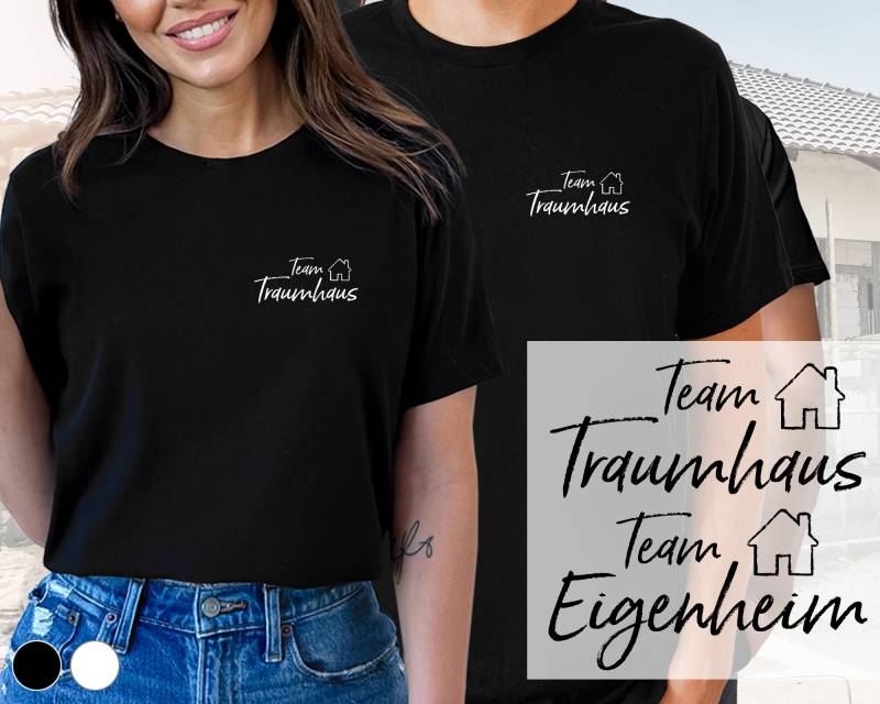 Bauherr/Bauherrin T-Shirt | Hausbau Design 9 Klein Wunschfarbe Bauherr/Bauherrin T-Shirt | Hausbau Design 9 Klein Wunschfarbe von DeinLieblingsteil