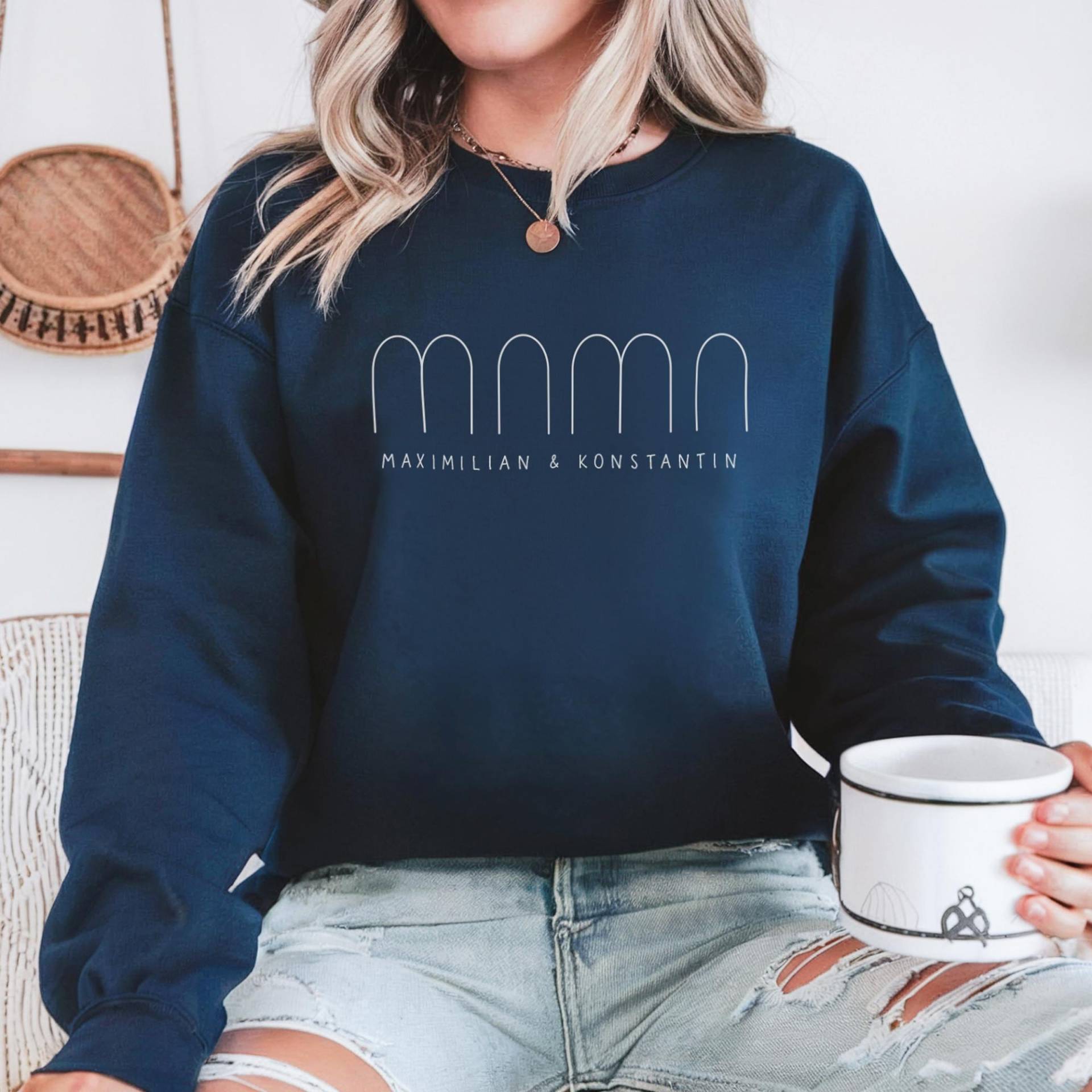 Mama Sweater Personalisiert Mit Kindernamen , Pulli, Sweatshirt, Werdende Ankündigung, Muttertag, Mutter Pullover, Beste Mama Sweater Personalisiert Mit Kindernamen , Pulli, Sweatshirt, Werdende Ankündigung, Muttertag, Mutter Pullover, Beste von DeinStueckVomGlueck