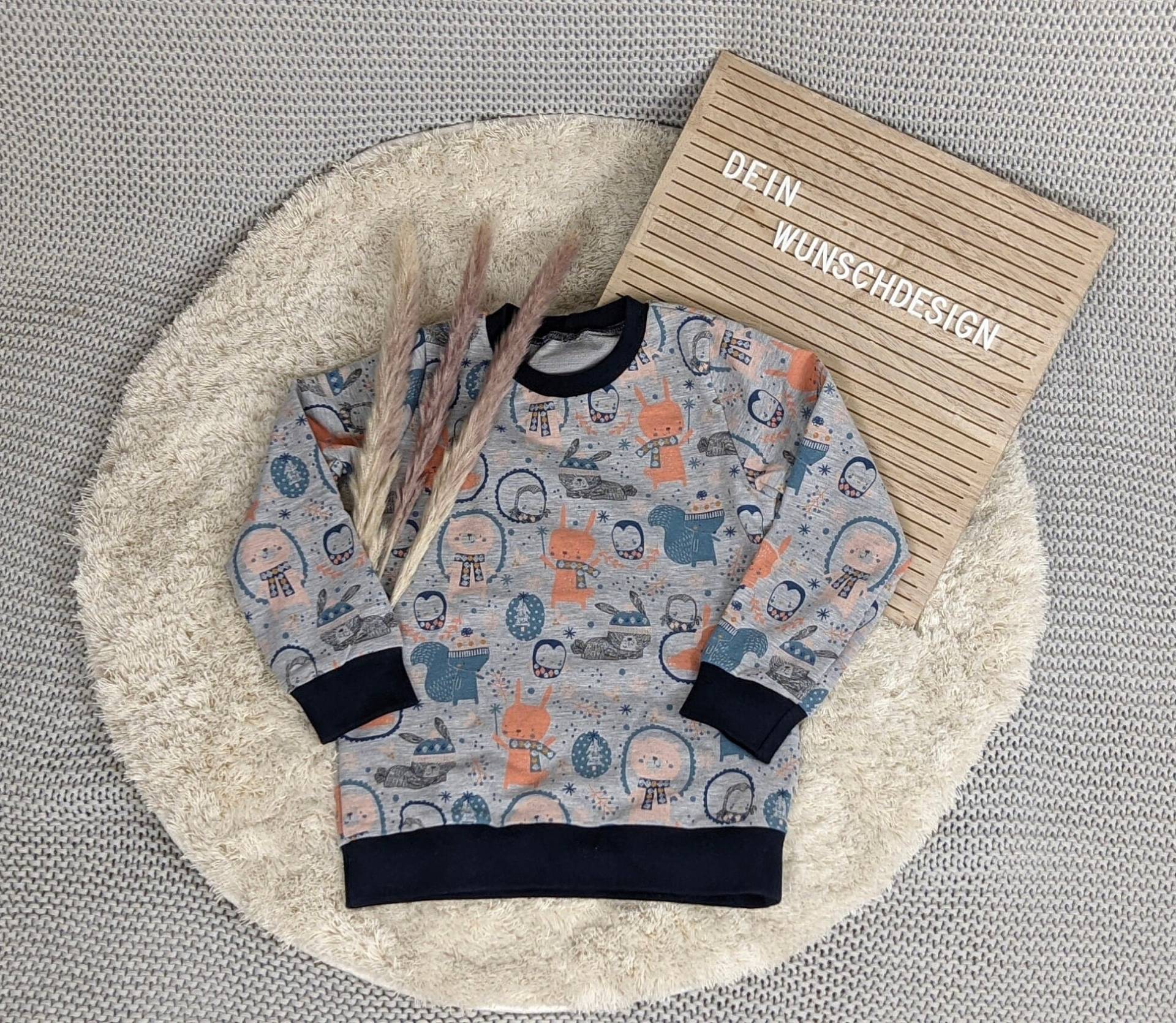 Sweater I Langarm Shirt Tiere Sweatstoff Sweater I Langarm Shirt Tiere Sweatstoff von DeinWunschDesignShop