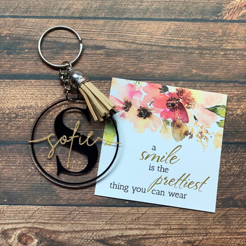 Personalisierter Schlüsselanhänger | Namens-Anhänger Acryl-Schlüsselanhänger von DeineGluecksSache