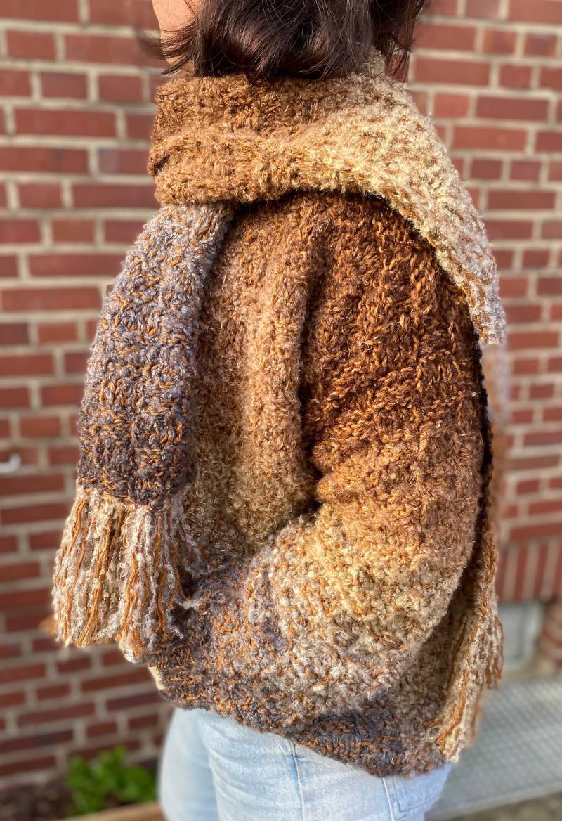 strickjacke Handgestrickt, Cardigan, Mit Handgestricktem Schal strickjacke Handgestrickt, Cardigan, Mit Handgestricktem Schal von DeineWunschstuecke