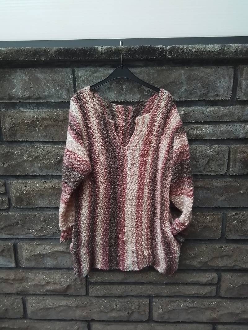 Angora Tunika Mit Taschen Im Farbverlauf von DeinzigBaer