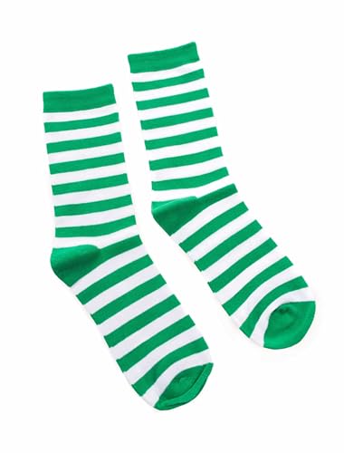 Deiters Socken gestreift grün/weiß 35-40 von Deiters