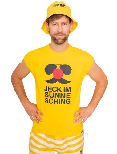 JIS T-Shirt Jeck im Sunnesching ärmellos Herren gelb S/M von Deiters