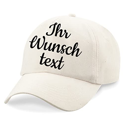 Deitert Kappe, Basecap individuell bestickbar mit Namen oder Wunschtext | über 20 Farben zur Auswahl Natural von Deitert
