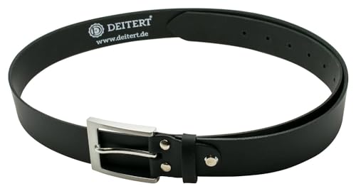 Deitert Ledergürtel schwarz 100 cm von Deitert