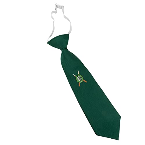 Schützenkrawatte grün für Kinder - fertig gebunden - mit Gummizug - passend zum Schützenfest - Krawatte Schützenverein, Geschenk für die Uniform, 100% Polyester, 36 cm von Deitert