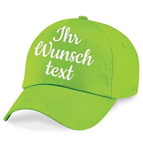 Deitert Kappe, Basecap individuell bestickbar mit Namen oder Wunschtext | über 20 Farben zur Auswahl Lindgrün Deitert Kappe, Basecap individuell bestickbar mit Namen oder Wunschtext | über 20 Farben zur Auswahl Lindgrün von Deitert