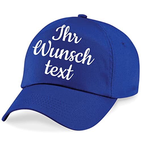 Deitert Kappe, Basecap individuell bestickbar mit Namen oder Wunschtext | über 20 Farben zur Auswahl Royalblau von Deitert
