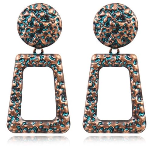 Damen Ohrringe oder Ohrringe braun rund und rechteckig von Deja Jewels