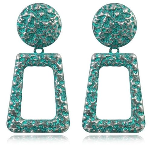 Damen Ohrringe oder Ohrringe grün rund und rechteckig von Deja Jewels