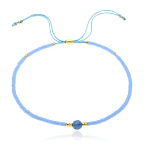Deja Armband Miyuki Glasperlen - Blau von Deja Jewels