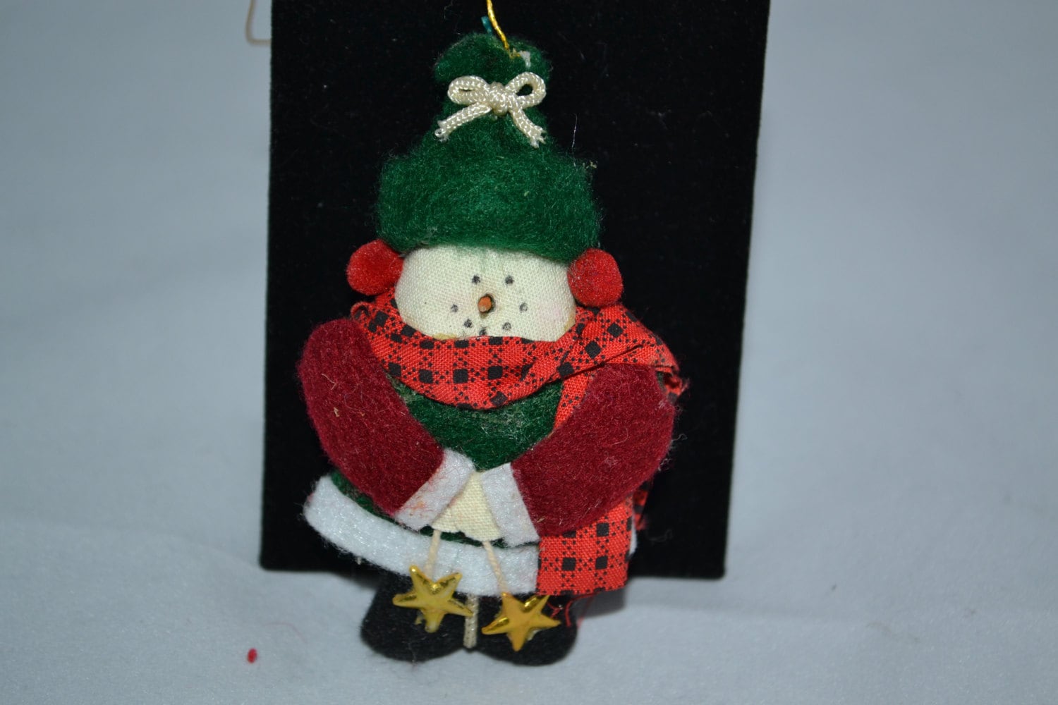 Schneemann Urlaub Stift/Sterne Mütze Schal Anstecknadel Brosche Weihnachten Pin Filz Schmuck Weihnachtsschmuck von DejaVuDeco